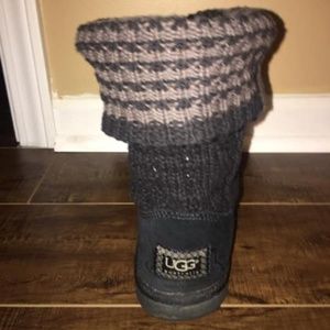 Black/Grey Knit Uggs